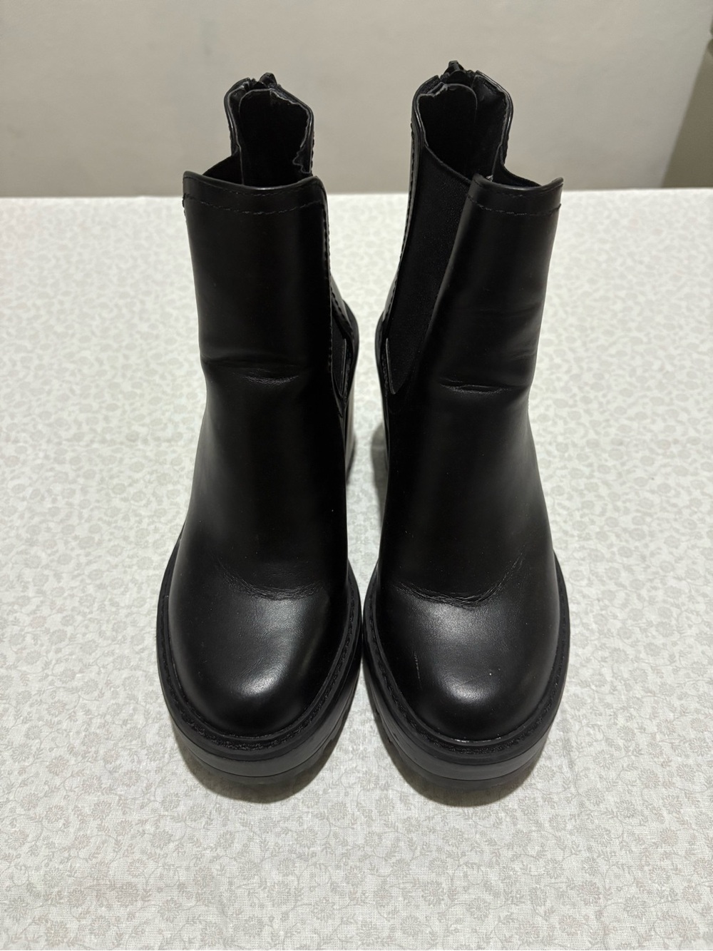 Nine West Donna Platform Booties Women's Size 7.5M Goth Grunge Punk Rock Core